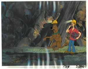 Scooby-Doo-Original Production Cel with Official Hanna-Barbera Seal (c. 1985) - Picture 1 of 1