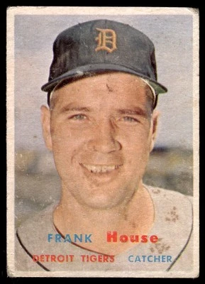 1957 Topps Frank House Detroit Tigers #223 - Image 1 of 2