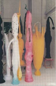 Tarjeta de invitación/tarjeta de invitación: Dennis Thies esculturas APC Galería Colonia 1997 - Imagen 1 de 2