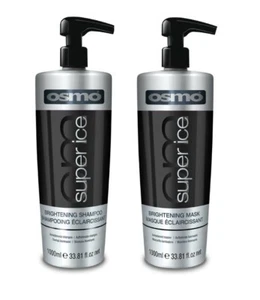 Osmo Super Ice Brightening Shampoo 1000ml & Brightening Mask 1000ml - Picture 1 of 3