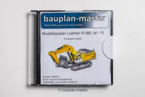 Modellbauplan Bagger Liebherr R 980 (Nachbau), Funktionsmodell, M 1:10, RC-fähig - Bild 1 von 12