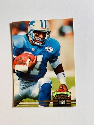 1992 TOPPS STADIUM CLUB #103 MIKE FARR NM-MT NFL FOOTBALL CARD - Image 1 of 2
