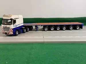 WSI truck models, MB Arocs MP4 Big Sp 8X4 + Ballast Trailer 6 Axle ,PREMIUM LINE - Picture 1 of 16