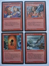  MTG Dwarven Trader X2 and Ambush Party X2 Homelands Lot