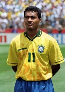 Maglia BRASILE Fifa World Cup USA 1994 ROMARIO 11 Italia - Imagen 1 de 6