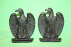 Pair Vintage Robert Emig Cast Iron Federal American Eagle Bookends 1188
