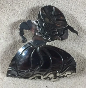 Broche Dama De Colección Plata de Ley Perú Chávez Firmado - Imagen 1 de 4
