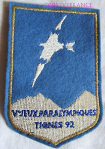 SK1990 - Badge Patch Ski Paralympic Games Winter Of 1992 To Tignes