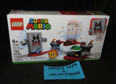 Lego Super Mario Whomp's Lava Trouble 133 Pieces #71364 Building Bricks Pack Toy - Image 1 of 4