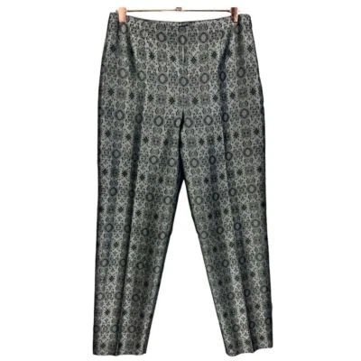 Pantalones al tobillo de seda Ann Taylor 8 Foto 1 de 4