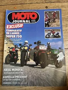 MOTO JOURNAL 690 SUZUKI GSX-R 750 HONDA VF KAWASAKI ZX Ninja YAMAHA FZ FZR 1985 - Bild 1 von 2