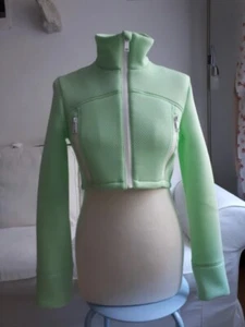 Neu crop jacke hellgrün mint 36 s rave cyber - Bild 1 von 3