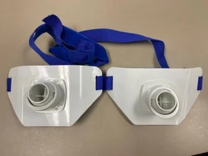 Cinture da pesca in acque profonde, cintura da pesca combattente, plastica bianca con supporto in schiuma - Foto 1 di 2