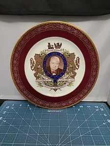 Spode The CHURCHILL Plate Commemorative England 11" #92 of 5,000 Bone China - Picture 1 of 5