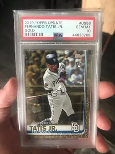 2019 Topps Update Fernando Tatis Jr. GOLD /2019 PSA 10 rookie rc - Picture 1 of 2
