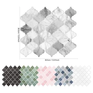 Self-adhesive Peel and Stick Backsplash Wall Tile for Kitchen Bathroom - Picture 1 of 18