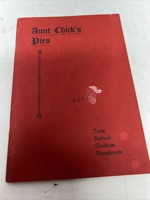 Поваренная книга пирогов тети Чика Nettie McBirney 1953 пирог печенье пироги корочки начинки - Изображение 1 из 4