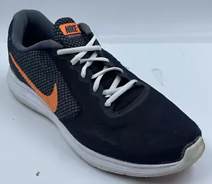 Nike Revolution 3 Men's Sneakers 12 Black White Mesh Running Shoes 819300-003 - Picture 1 of 8