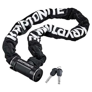 Bicycle Lock with Key, 8mm Chain, Secure Key Chain Design, Anti-Theft - Picture 1 of 6