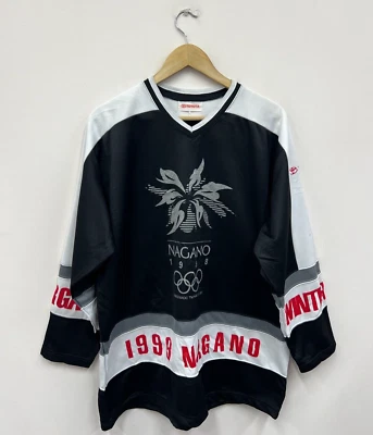 Camisa de jogo dos Jogos Olímpicos de Inverno de 1998 Nagano tamanho G - Imagem 1 de 4