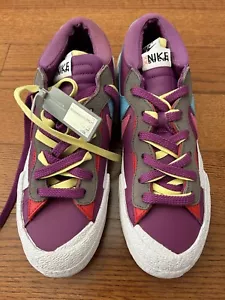 Size 8.5 - Nike KAWS x sacai x Blazer Low Purple Dusk - Picture 1 of 6