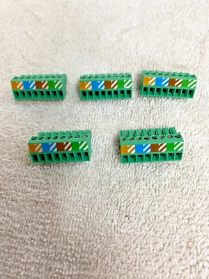 DMC1QCS (5-Pack) Green Quick Connectors for DMC1 Intercom M&S - Image 1 of 3