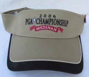 Campeonato PGA 2006 Medinah C.C. Visera de golf de aro/bucle ajustable Imperial - Imagen 1 de 7