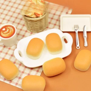 10PC 1/6 Scale Dollhouse Miniatures Food Bread Kitchen Accessories Handmade - Picture 1 of 10