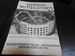 Werkzeitschrift Nr.216  Januar/Februar  1941  Siemens Mitteilungen - Picture 1 of 3