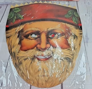 Vintage viktorianische Weihnachtsmannmaske 1988 Smithsonian Institution von Merrimack Nr. 8844 neu in Verpackung - Bild 1 von 3