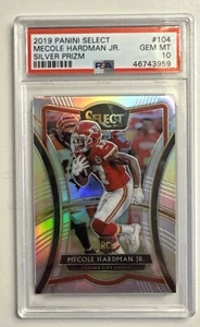 2019 Select Premier Level Silver PRIZM Mecole Hardman Jr PSA 10 GEM MT Rookie RC - Bild 1 von 4