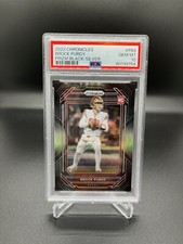 2022 Chronicles #PB8 Brock Purdy Black Silver Prizm Rookie Card PSA 10 GEM MINT