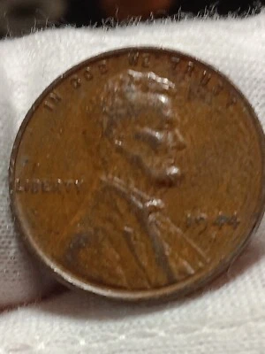 👉1944 S Lincoln Wheat Penny Error Repunched Date Xf Choice S/619 - Image 1 of 4