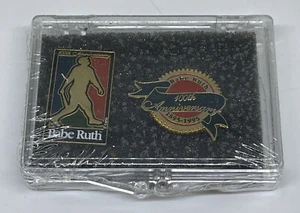 Babe Ruth 100th Anniversary Commemorative Lapel Hat Pin Set 1895-1995 - Picture 1 of 3