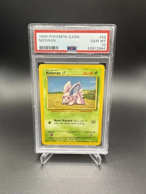 Nidoran 55/102 Base Set 1999 Unlimited Pokemon PSA 10 Gem Mint - Image 1 of 2