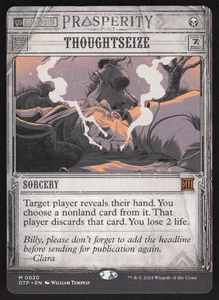 Thoughtseize (Non-foil) OTJ: Breaking News 0020 Mythic MTG - Picture 1 of 2