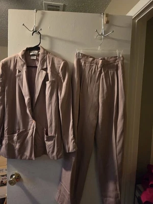 Traje Toffs Para Mujer Vintage Taupe 2 Piezas Talla 8 Excelente Estado Con Etiquetas Foto 1 de 4