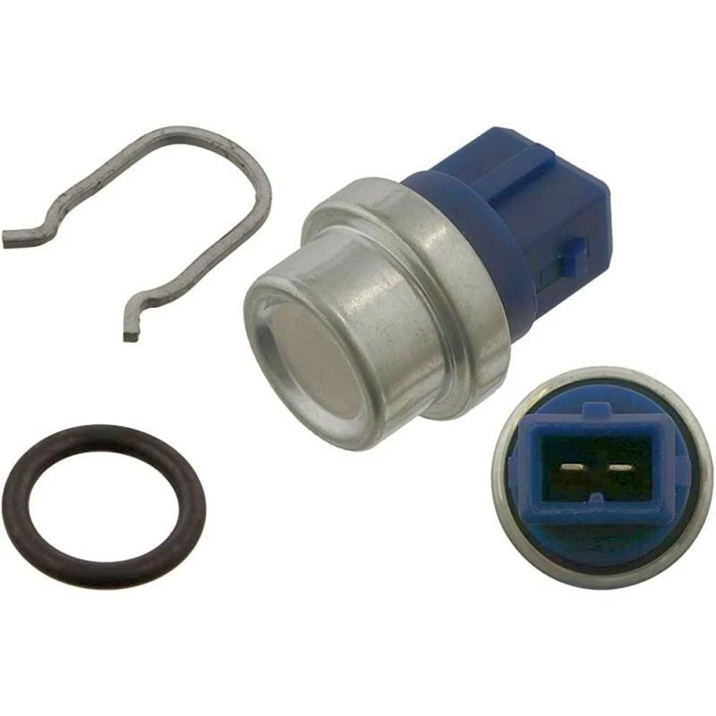 febi bilstein 34762 Kühlmitteltemperatursensor mit Dichtung und Haltefeder - AUDI, SEAT, VW