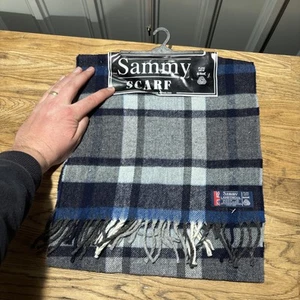 Sammy Lambswool Scarf Pure New Wool Made In England Vintage New - Picture 1 of 4