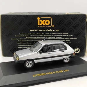 IXO 1:43 Citroen VISA II CLUB 1981 Silver Alloy Car Model - Picture 1 of 17