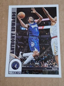 2022-23 ANTHONY EDWARDS NBA HOOPS CARD #292 ANT MAN MINNESOTA TIMBERWOLVES UGA - Picture 1 of 2