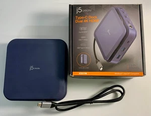 j5create USB-C Dual 4K HDMI Dock - Picture 1 of 6