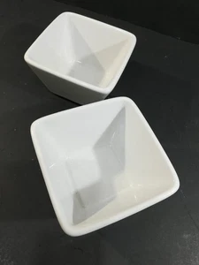 Simple Additions Pampered Chef weiß Beilagenschüssel 2er Set sehr guter Zustand - Bild 1 von 6