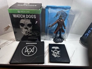 Microsoft Xbox X-Box One Watch Dogs 2014 edición limitada CIB completo con figura - Imagen 1 de 9