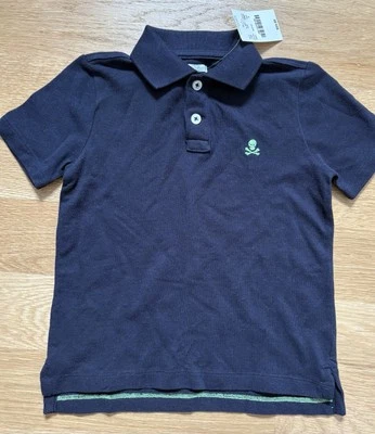 NWT~$25 J.Crew Crewcuts~Toddler Boys 3 3T~Polo Shirt~Short Sleeve~Blue~Cotton - Image 1 of 4
