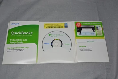 Intuit Quickbooks Pro 2011 For Windows  Full Retail US Version -Lifetime License - Image 1 of 3