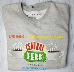 "Central Perk” Pullover Mens Crewneck Sweatshirt Size Medium - Picture 1 of 7