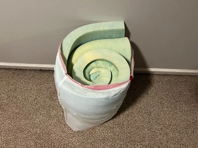 Colchón de espuma viscoelástica de 2" de grosor con infusión de gel para cama completa Foto 1 de 2