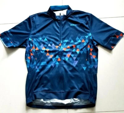 Camiseta deportiva de ciclismo de manga corta corte estándar corte club azul serie Giant Shadow Foto 1 de 2