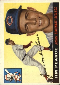1955 Topps Baseball Card #170 Jim Pearce DP RC - EX